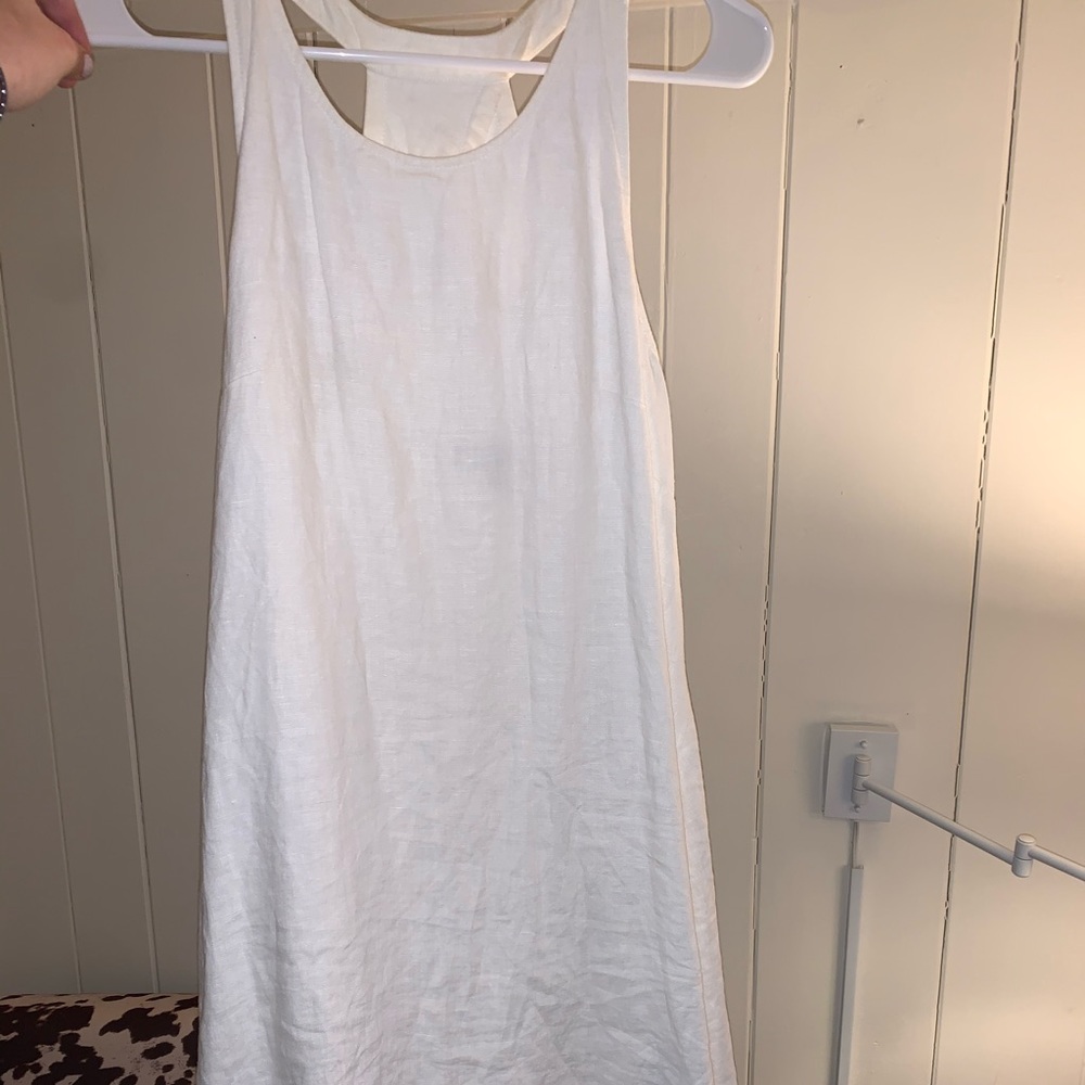 Banana Republic white dress